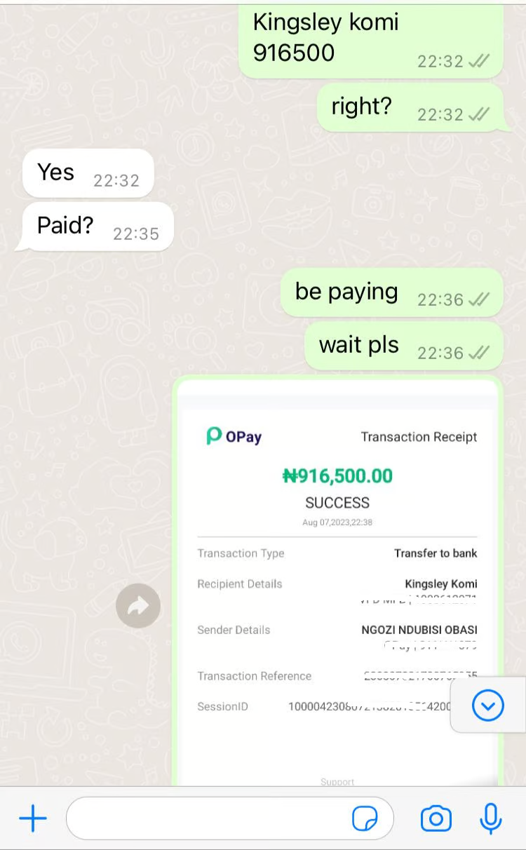 Weekend Payment - Walmart Gift Card